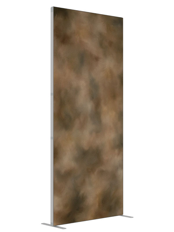 Aurora shown at an angled view, photography backdrop panel for Denny StudioEdge silicone edge frame, 3 ft