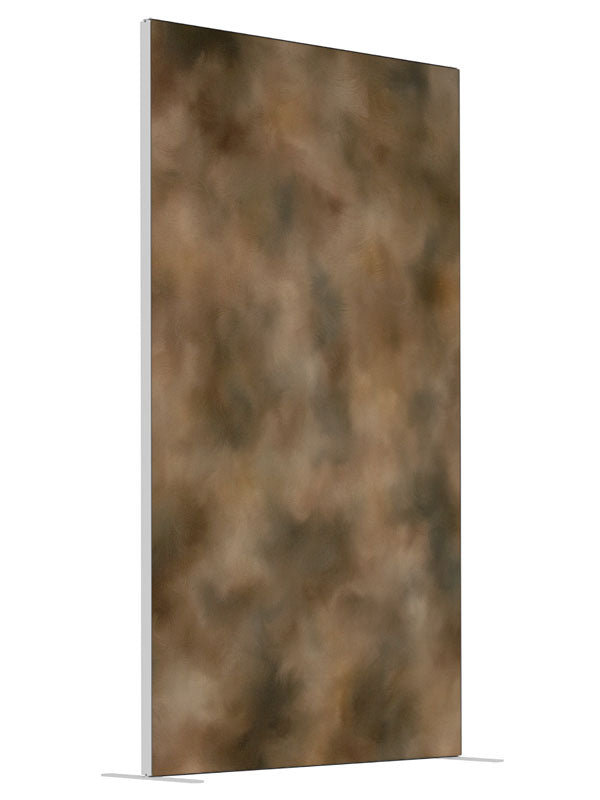 Aurora shown at an angled view, photography backdrop panel for Denny StudioEdge silicone edge frame, 4 ft