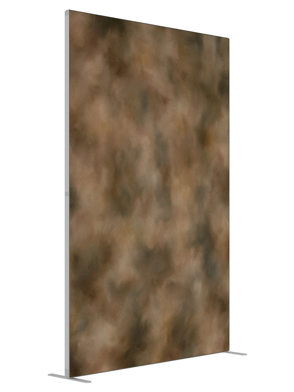 Aurora shown at an angled view, photography backdrop panel for Denny StudioEdge silicone edge frame, 5 ft
