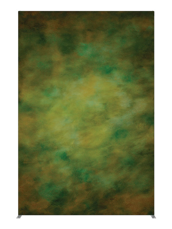 Autumn Green, photography backdrop panel for Denny StudioEdge silicone edge frame, 5 ft