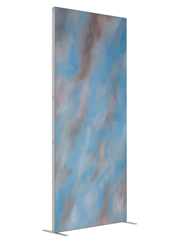 Autumn Twist shown at an angled view, photography backdrop panel for Denny StudioEdge silicone edge frame, 3 ft