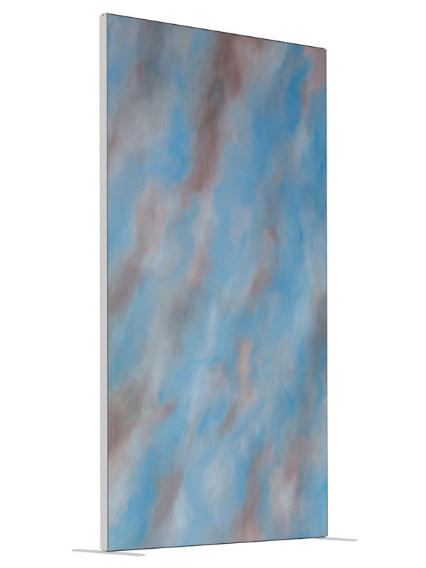 Autumn Twist shown at an angled view, photography backdrop panel for Denny StudioEdge silicone edge frame, 4 ft