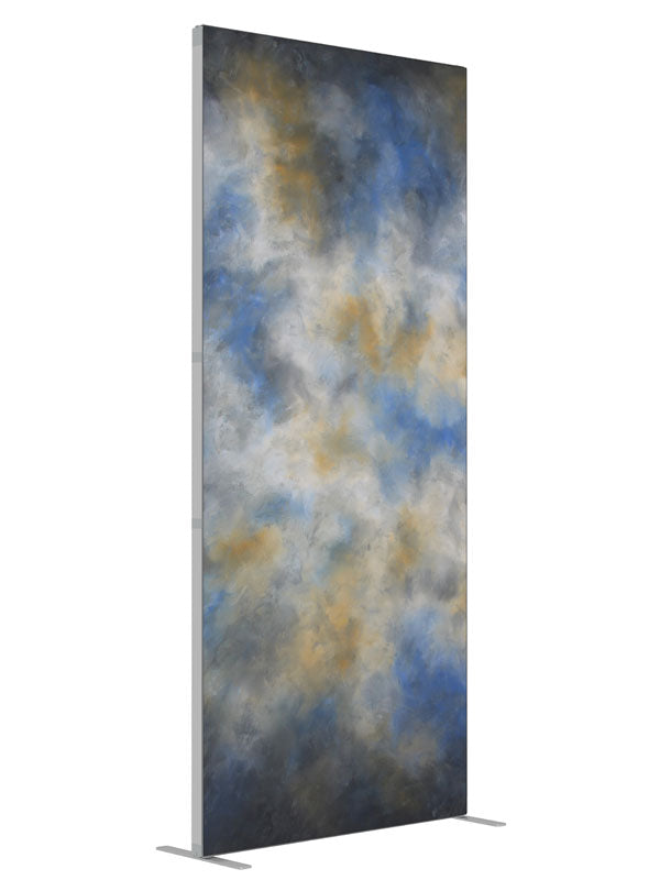 Bailey shown at an angled view, photography backdrop panel for Denny StudioEdge silicone edge frame, 3 ft