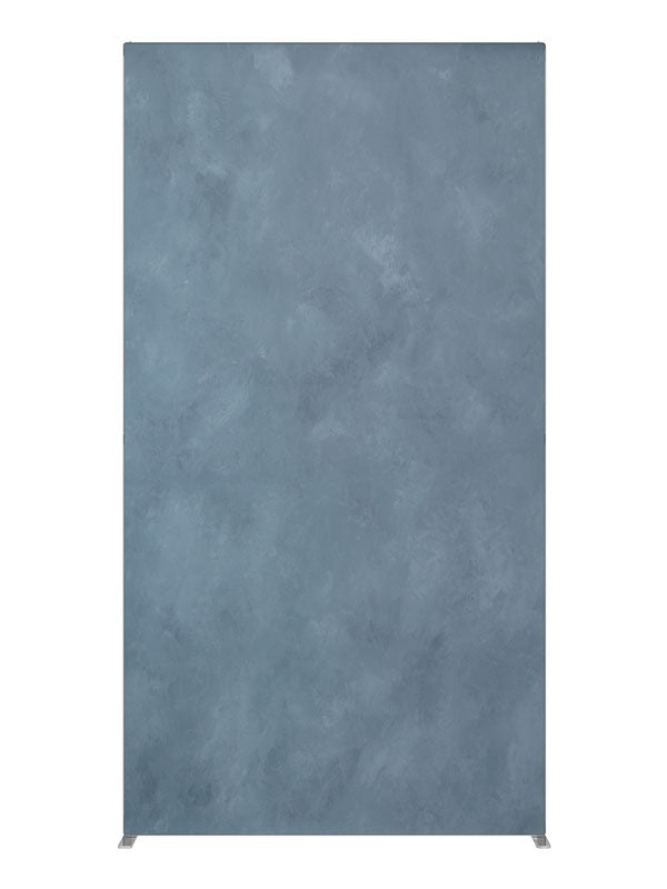 Bali Hai and Shuttle Grey Blue, photography backdrop panel for Denny StudioEdge silicone edge frame, 4 ft