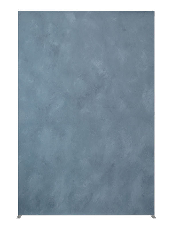 Bali Hai and Shuttle Grey Blue, photography backdrop panel for Denny StudioEdge silicone edge frame, 5 ft
