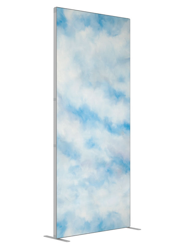 Baron shown at an angled view, photography backdrop panel for Denny StudioEdge silicone edge frame, 3 ft