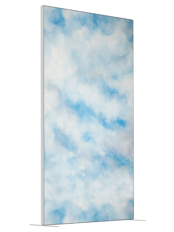 Baron shown at an angled view, photography backdrop panel for Denny StudioEdge silicone edge frame, 4 ft