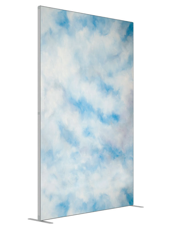 Baron shown at an angled view, photography backdrop panel for Denny StudioEdge silicone edge frame, 5 ft