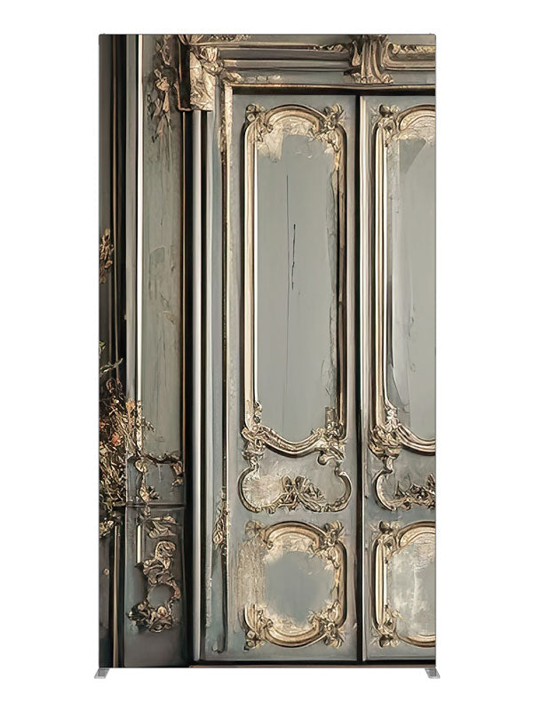 Baroque Door, photography backdrop panel for Denny StudioEdge silicone edge frame, 4 ft