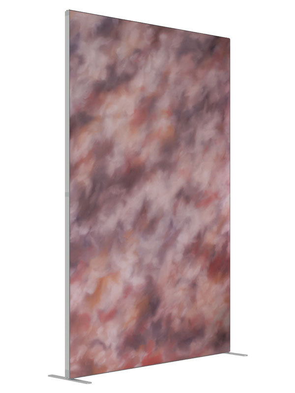 Barron shown at an angled view, photography backdrop panel for Denny StudioEdge silicone edge frame, 5 ft