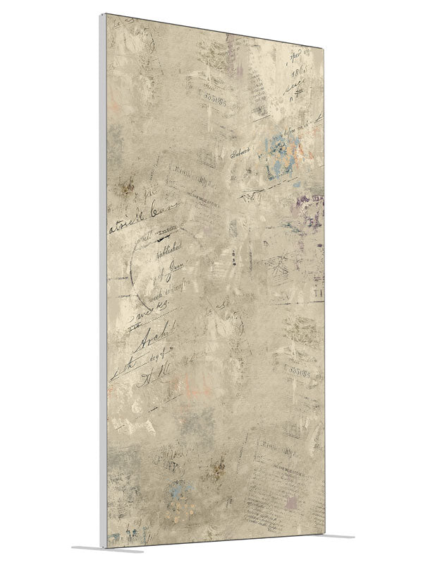 Bastille Tan shown at an angled view, photography backdrop panel for Denny StudioEdge silicone edge frame, 4 ft