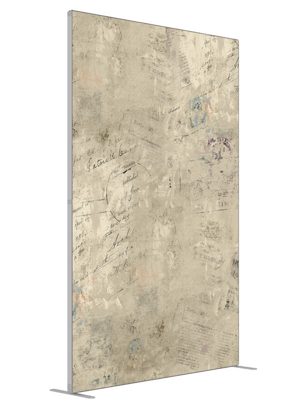 Bastille Tan shown at an angled view, photography backdrop panel for Denny StudioEdge silicone edge frame, 5 ft