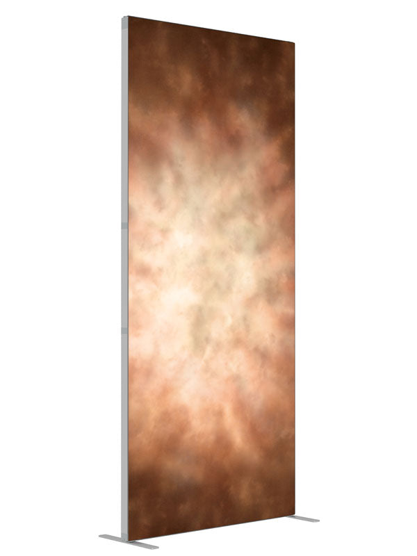 Bianchi shown at an angled view, photography backdrop panel for Denny StudioEdge silicone edge frame, 3 ft