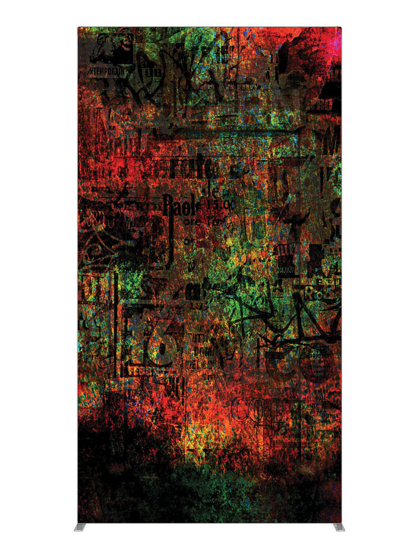 Billboard Grunge Abstract, photography backdrop panel for Denny StudioEdge silicone edge frame, 4 ft