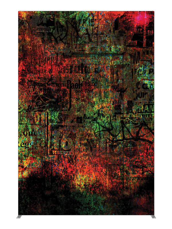 Billboard Grunge Abstract, photography backdrop panel for Denny StudioEdge silicone edge frame, 5 ft