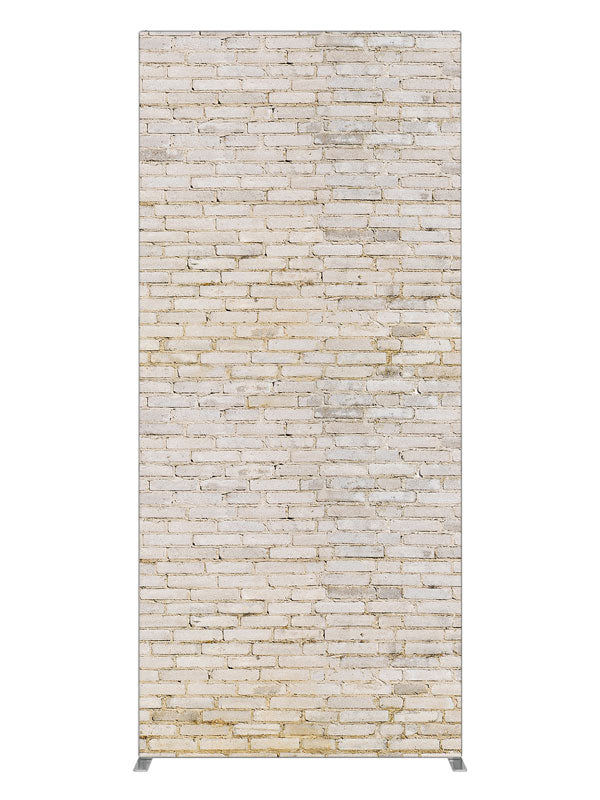 Bleached Brick Wall, photography backdrop panel for Denny StudioEdge silicone edge frame, 3 ft