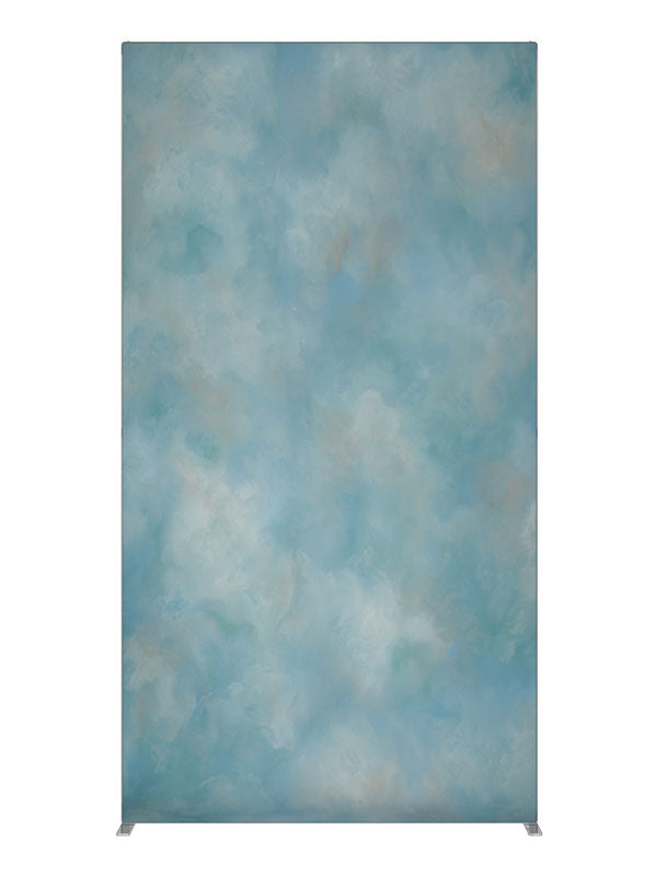 Blue Assurance, photography backdrop panel for Denny StudioEdge silicone edge frame, 4 ft