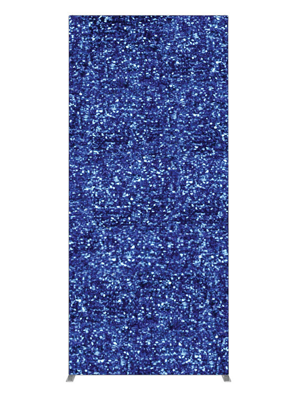 Blue Bokeh Glitter, photography backdrop panel for Denny StudioEdge silicone edge frame, 3 ft