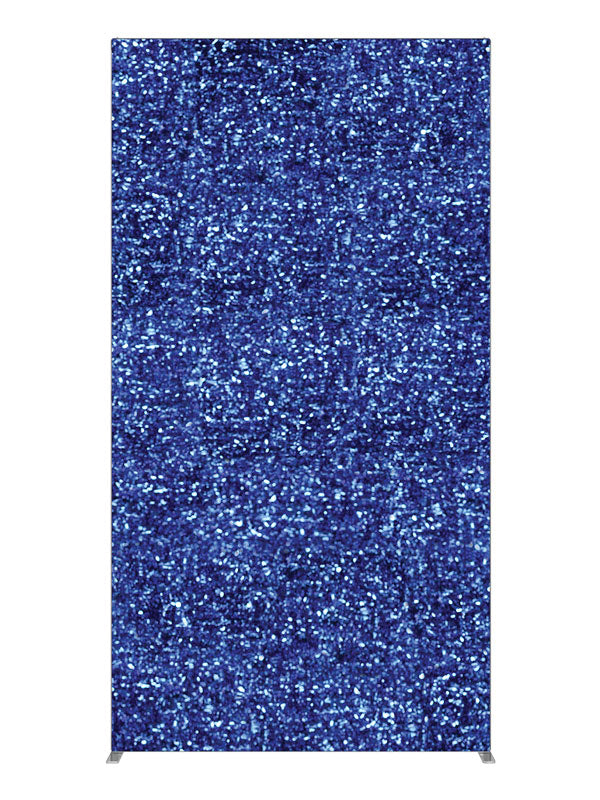 Blue Bokeh Glitter, photography backdrop panel for Denny StudioEdge silicone edge frame, 4 ft