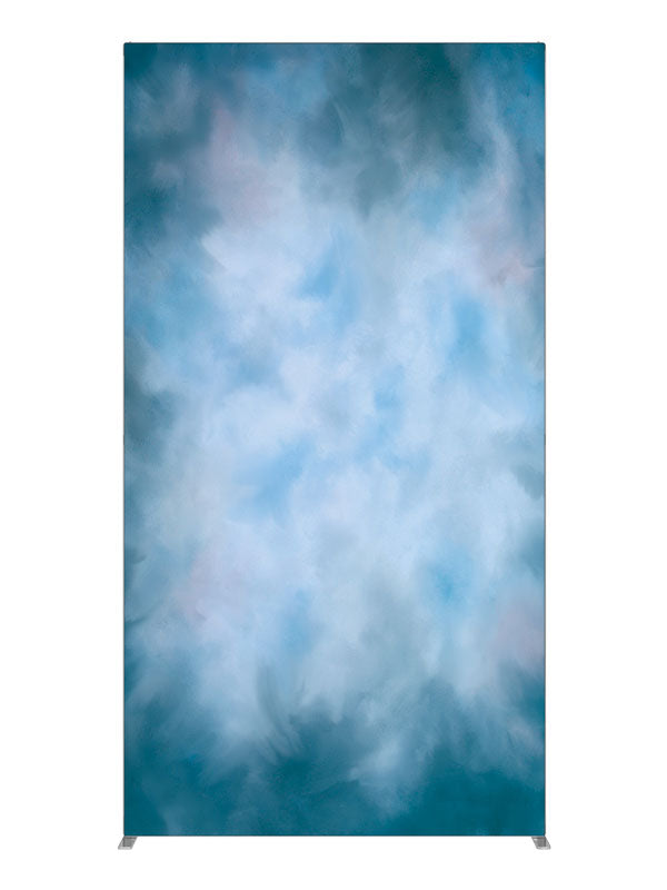 Blue Fog, photography backdrop panel for Denny StudioEdge silicone edge frame, 4 ft