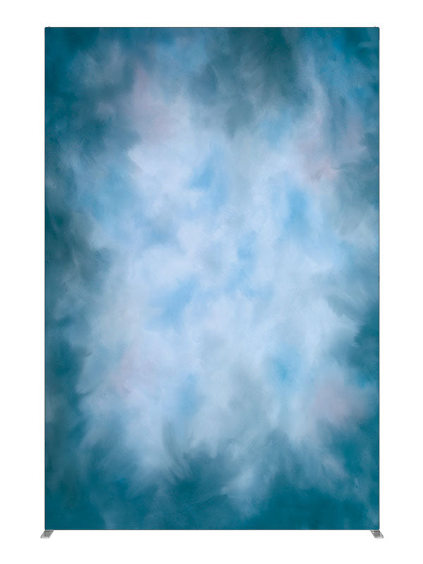 Blue Fog, photography backdrop panel for Denny StudioEdge silicone edge frame, 5 ft