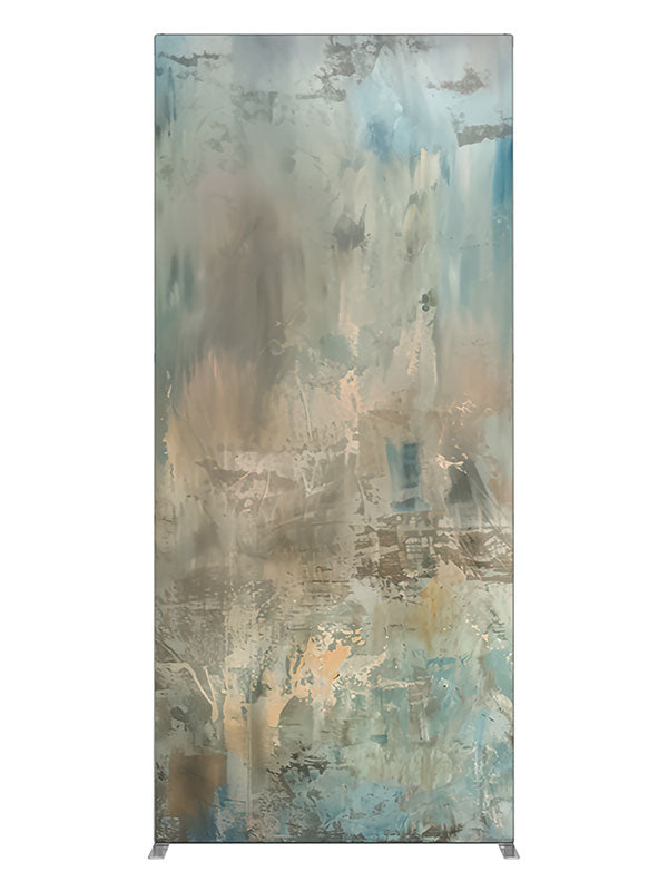 Blue gold abstract texture printed backdrop 3ft - Denny StudioEdge SEOM-2615