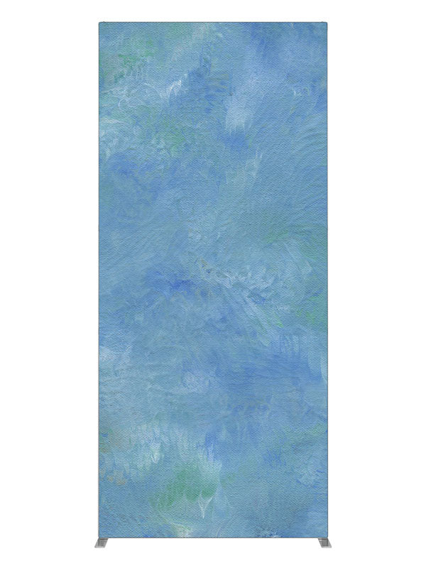 Blue Ripples Blue, photography backdrop panel for Denny StudioEdge silicone edge frame, 3 ft