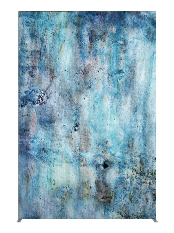 Blue slate grunge texture, photography backdrop panel for Denny StudioEdge silicone edge frame, 5 ft
