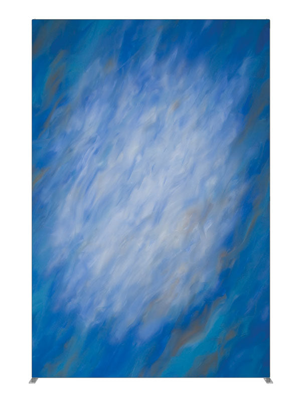 Blue Van Gogh, photography backdrop panel for Denny StudioEdge silicone edge frame, 5 ft