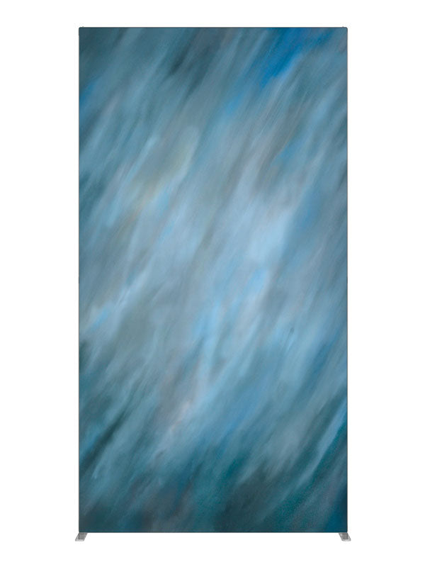 Blue Wisdom, photography backdrop panel for Denny StudioEdge silicone edge frame, 4 ft