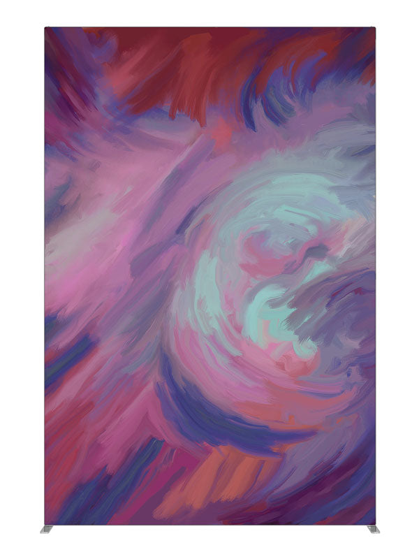Blush Swirl, photography backdrop panel for Denny StudioEdge silicone edge frame, 5 ft