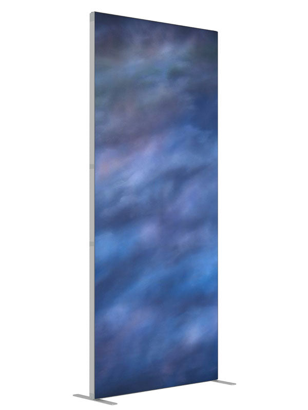 Borealis shown at an angled view, photography backdrop panel for Denny StudioEdge silicone edge frame, 3 ft