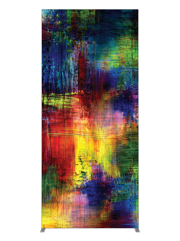 Brainiac Bold Grunge Abstract, photography backdrop panel for Denny StudioEdge silicone edge frame, 3 ft
