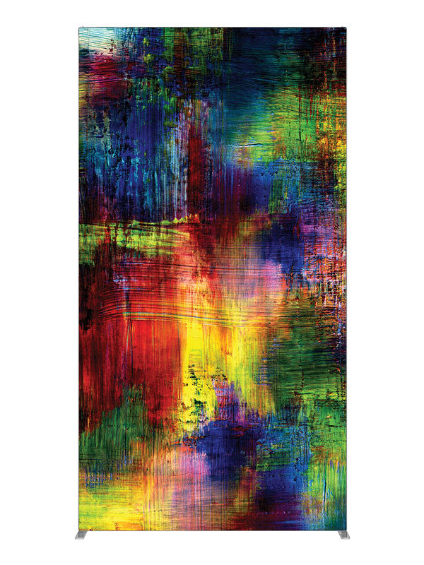 Brainiac Bold Grunge Abstract, photography backdrop panel for Denny StudioEdge silicone edge frame, 4 ft