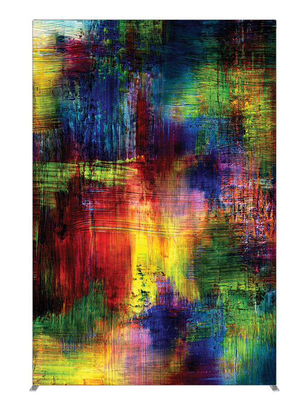 Brainiac Bold Grunge Abstract, photography backdrop panel for Denny StudioEdge silicone edge frame, 5 ft