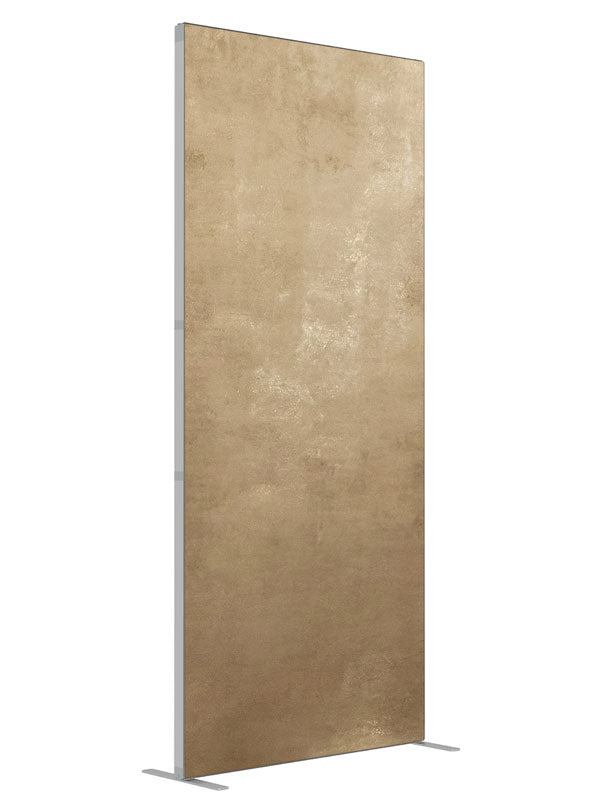 Bramley Light Tan Textured Studio shown at an angled view, photography backdrop panel for Denny StudioEdge silicone edge frame, 3 ft