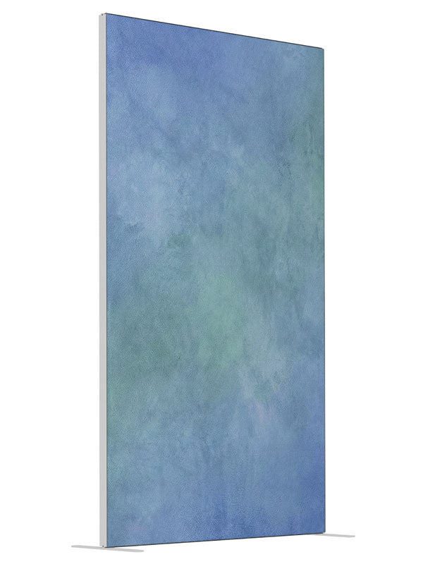 Briswell Soft Pastel Textured Studio shown at an angled view, photography backdrop panel for Denny StudioEdge silicone edge frame, 4 ft