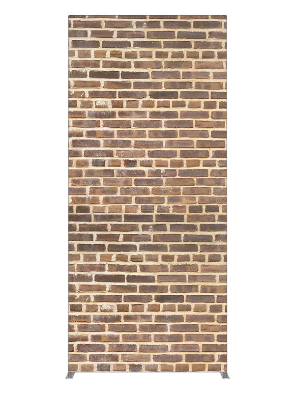 Brown Brick, photography backdrop panel for Denny StudioEdge silicone edge frame, 3 ft