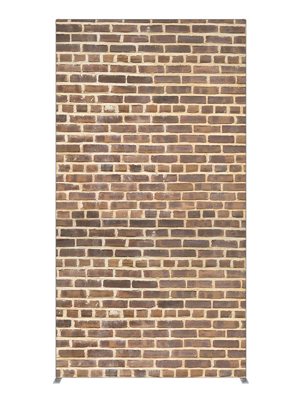 Brown Brick, photography backdrop panel for Denny StudioEdge silicone edge frame, 4 ft