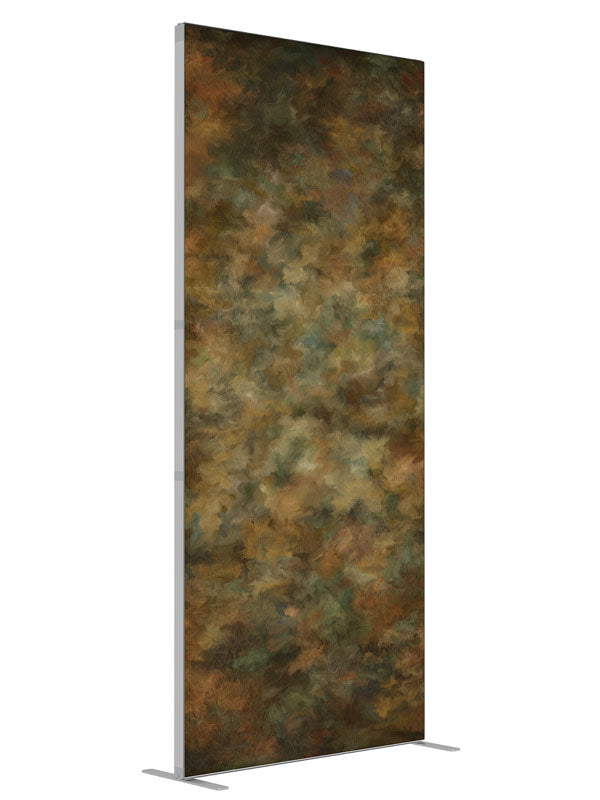 Brown Churchill shown at an angled view, photography backdrop panel for Denny StudioEdge silicone edge frame, 3 ft
