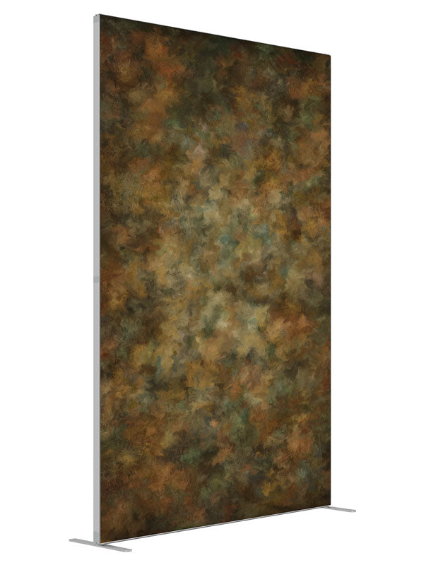Brown Churchill shown at an angled view, photography backdrop panel for Denny StudioEdge silicone edge frame, 5 ft
