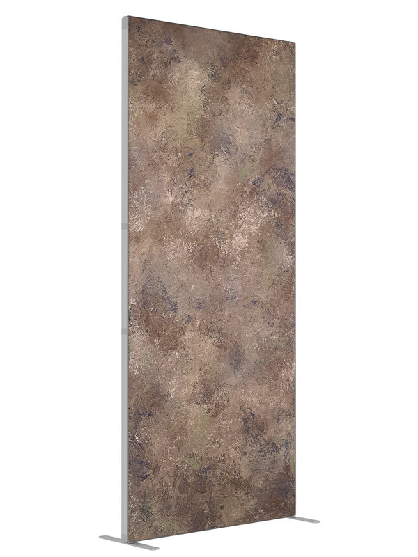 Brown Eggplant shown at an angled view, photography backdrop panel for Denny StudioEdge silicone edge frame, 3 ft