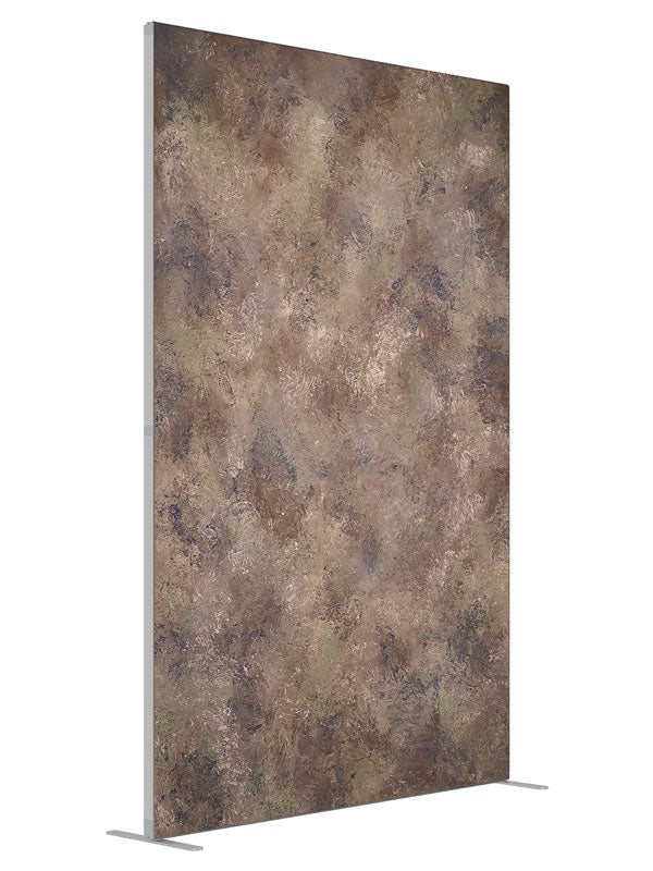 Brown Eggplant shown at an angled view, photography backdrop panel for Denny StudioEdge silicone edge frame, 5 ft