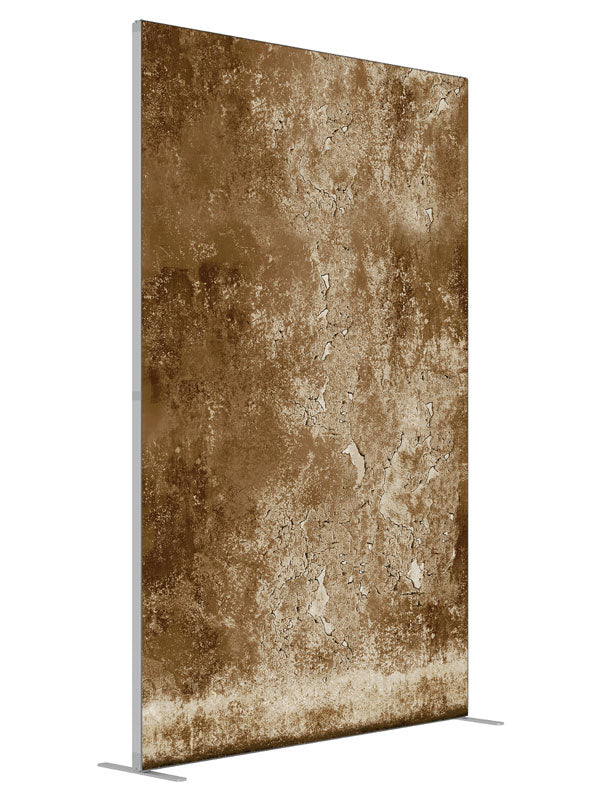 Brown Loft shown at an angled view, photography backdrop panel for Denny StudioEdge silicone edge frame, 5 ft