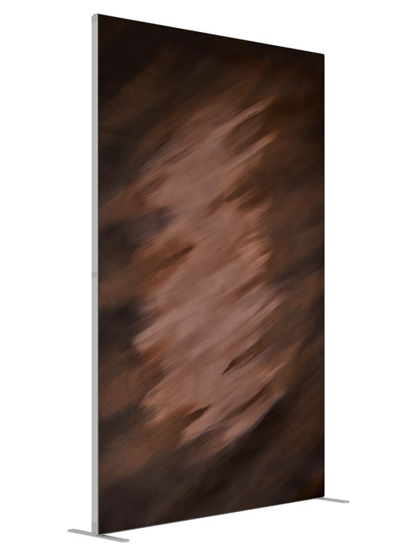 Brown Shadow shown at an angled view, photography backdrop panel for Denny StudioEdge silicone edge frame, 5 ft