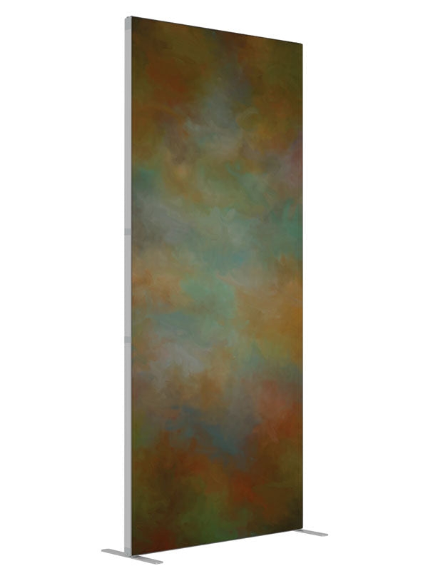 Brume shown at an angled view, photography backdrop panel for Denny StudioEdge silicone edge frame, 3 ft