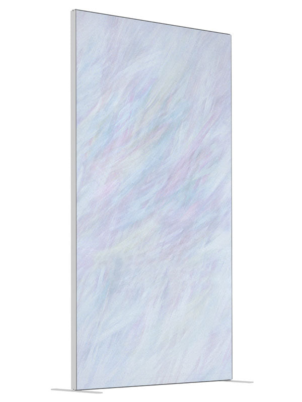 Brushed Rhapsody shown at an angled view, photography backdrop panel for Denny StudioEdge silicone edge frame, 4 ft