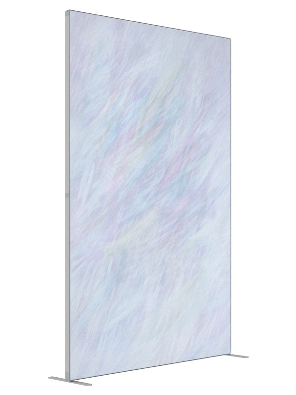 Brushed Rhapsody shown at an angled view, photography backdrop panel for Denny StudioEdge silicone edge frame, 5 ft