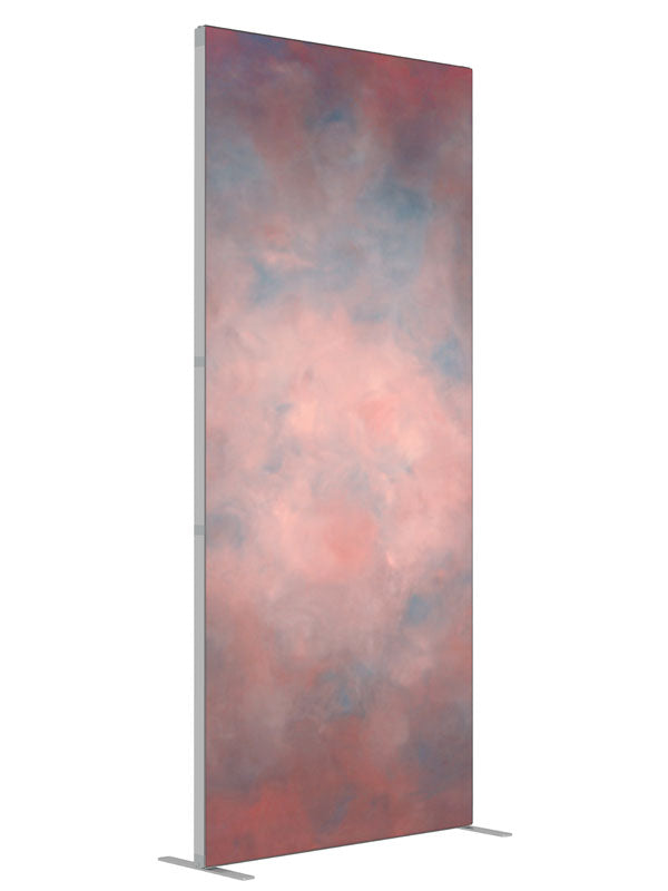 Burnished Blush shown at an angled view, photography backdrop panel for Denny StudioEdge silicone edge frame, 3 ft