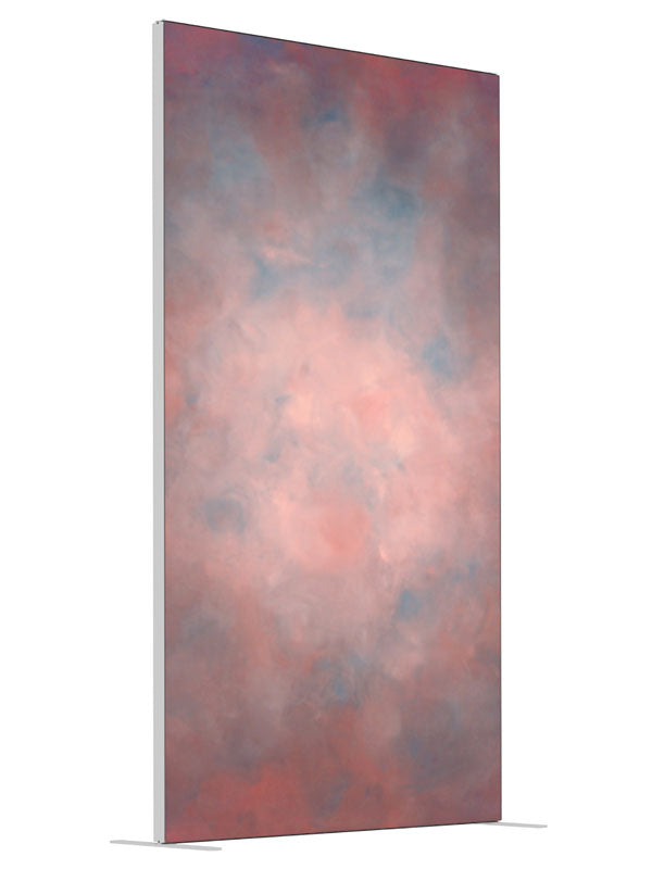 Burnished Blush shown at an angled view, photography backdrop panel for Denny StudioEdge silicone edge frame, 4 ft